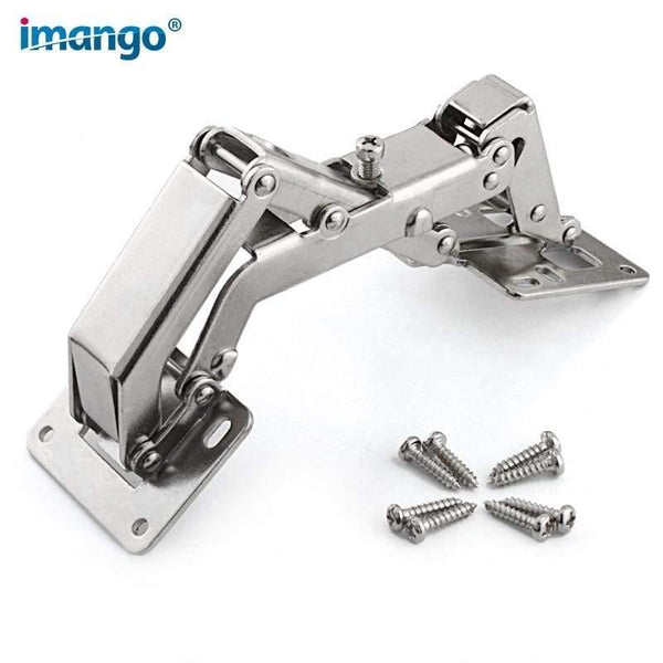 160 165 170 Degree Hinge for Corner Cabinet Door,Kitchen Thick Door Hinges Angle Can Adjusted 130-170 Degrees No Need Hole Hinge