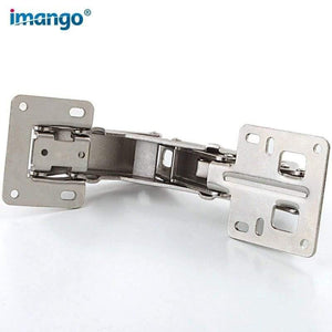 160 165 170 Degree Hinge for Corner Cabinet Door,Kitchen Thick Door Hinges Angle Can Adjusted 130-170 Degrees No Need Hole Hinge