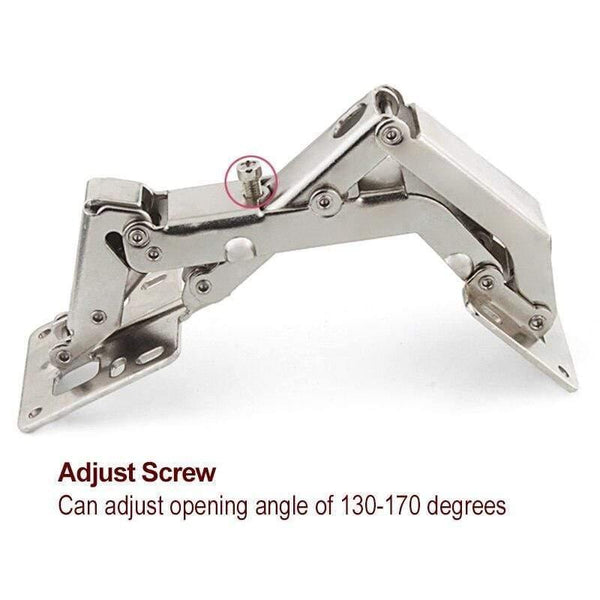 160 165 170 Degree Hinge for Corner Cabinet Door,Kitchen Thick Door Hinges Angle Can Adjusted 130-170 Degrees No Need Hole Hinge