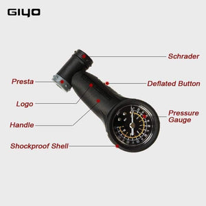 Planet Gates 160 PSI Professional Bike Tire Gauge Schrader Presta Valves Air Pressure Gauge Barometer Cycling Accessories for road Bicycle