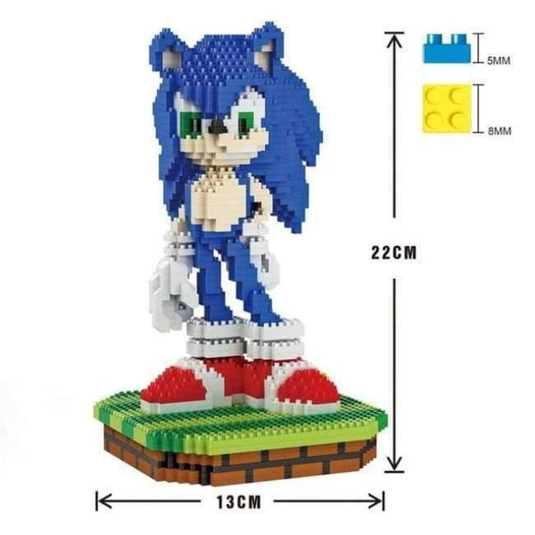 Planet Gates 16004 sonic Diamond Blocks Cute Dog Model  Plastic Building Toy Big size schnauzer Figures Brinquedos for Children Toys Lovely Gifts