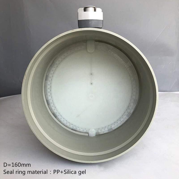 D=110/160/200mm PP Air Damper Valve HVAC Electric Air Duct Motorized Damper For Ventilation Pipe Valve High Sealing Performance