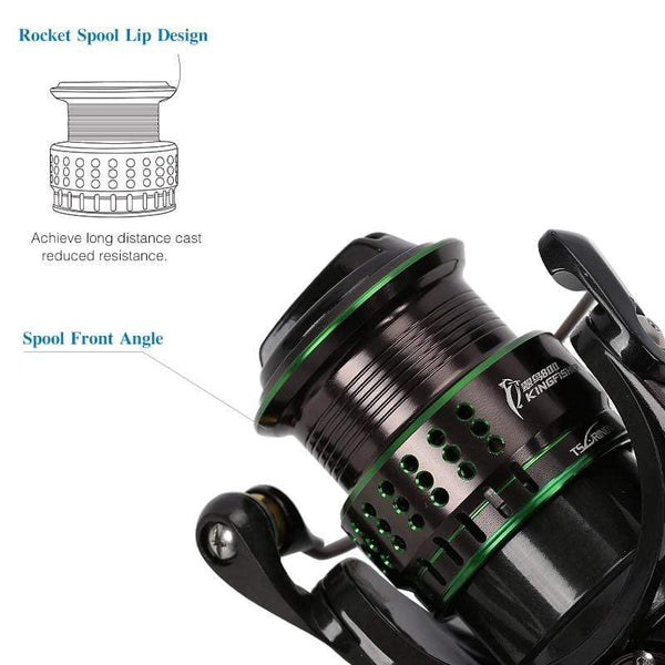 Planet Gates 162g Ultralight Spinning Fishing Reel Kingfisher 800 1000 1500S 1500 Profession Bait Finesse System Trout Ajing Wheel