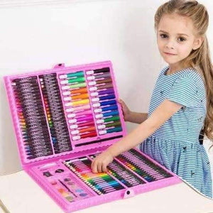 Planet Gates 168 pcs 168/288pcs Art Set Painting Watercolor Drawing Tools Art Marker Brush Pen Supplies Kids For Gift Box Office Stationery