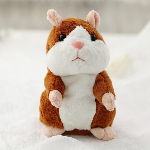 Planet Gates 16cm Lovely Talking Hamster Speak Talk Sound Record Repeat Stuffed Plush Animal Kawaii Hamster Toys