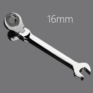 Planet Gates 16mm Activity Fixed Or Active Dual-Use Fast Plum Opening Ratchet Spanners Pipe Wrench 72 Tooth Chrome Vanadium Alloy Steel Car Repair Tools