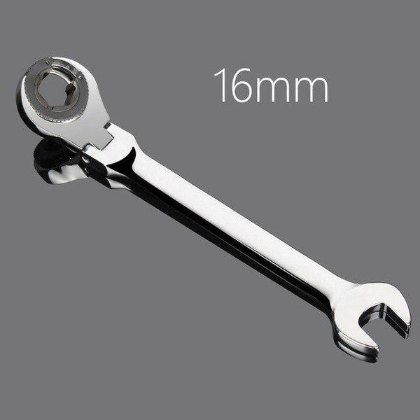 Planet Gates 16mm Activity Fixed Or Active Dual-Use Fast Plum Opening Ratchet Spanners Pipe Wrench 72 Tooth Chrome Vanadium Alloy Steel Car Repair Tools