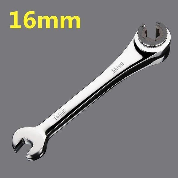 Planet Gates 16mm Fixed Models Fixed Or Active Dual-Use Fast Plum Opening Ratchet Spanners Pipe Wrench 72 Tooth Chrome Vanadium Alloy Steel Car Repair Tools