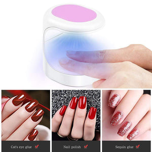 Planet Gates 16W Mini Nail Dryer uv led Lamp Nail Gel Manicure Machine Single Finger USB Connector Nail Art Tool Gel Polish Fashion