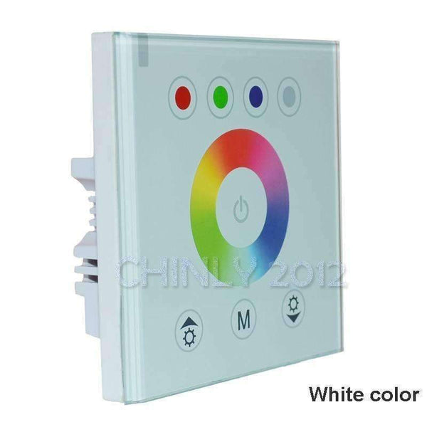 Planet Gates 16W RGBW 2.4G wireless wall switch touch controller LED Fiber optic light Star Ceiling Kit Lights 150pcs 0.75mm 2M+Crystal