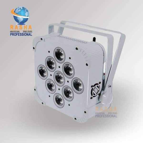 Planet Gates 16X LOT Rasha  Fast Charing IRC 9*18W 6in1 RGBAW+UV Battery Powered Par Light With Built In Wireless ADJ LED Slip Par Can