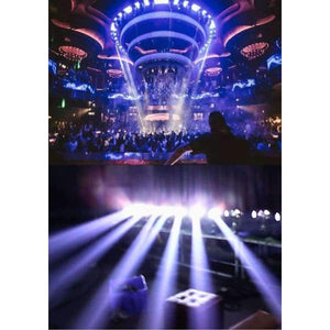 Planet Gates 16x  Rasha Top End 2R 120W Beam MovingHead Light With 14 Gobos, 3 Layer Lens,Touch Screen LCD Display With Powercon Stage Light