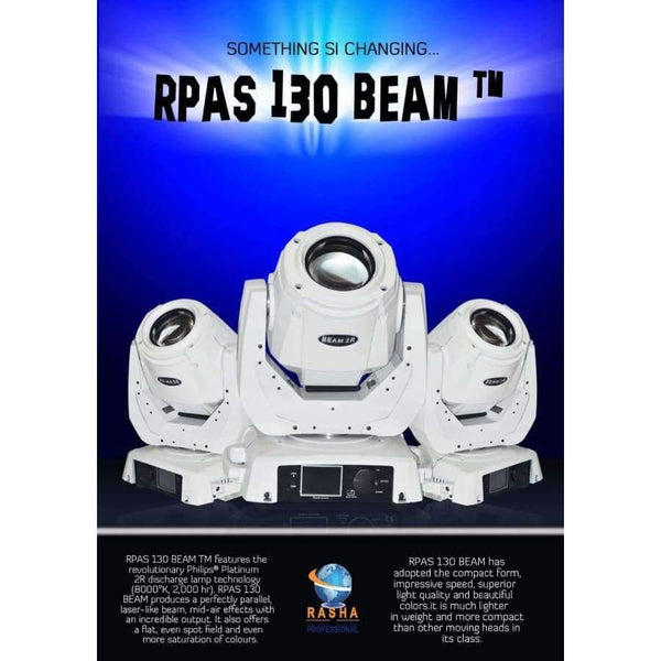 Planet Gates 16x  Rasha Top End 2R 120W Beam MovingHead Light With 14 Gobos, 3 Layer Lens,Touch Screen LCD Display With Powercon Stage Light