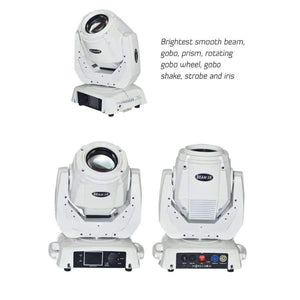 Planet Gates 16x  Rasha Top End 2R 120W Beam MovingHead Light With 14 Gobos, 3 Layer Lens,Touch Screen LCD Display With Powercon Stage Light