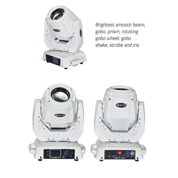 Planet Gates 16x  Rasha Top End 2R 120W Beam MovingHead Light With 14 Gobos, 3 Layer Lens,Touch Screen LCD Display With Powercon Stage Light