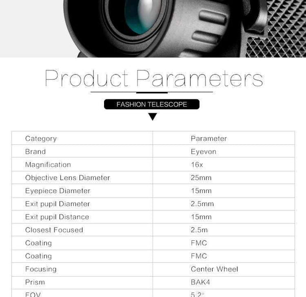 Planet Gates 16x25 / China Camping binoculars 16x outdoor Hunting High times waterproof portable telescope Professional  optical outdoor sports eyepiece