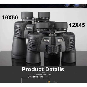 Planet Gates 16x50 Powerful Binoculars 16x50 12x45 Camping Telescope Waterproof Binoculars bak4 FMC Coating Lens Military Hunting new