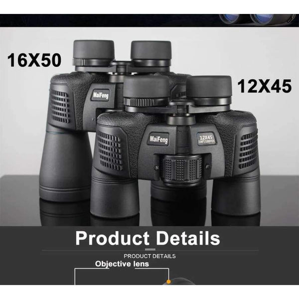 Planet Gates 16x50 Powerful Binoculars 16x50 12x45 Camping Telescope Waterproof Binoculars bak4 FMC Coating Lens Military Hunting new