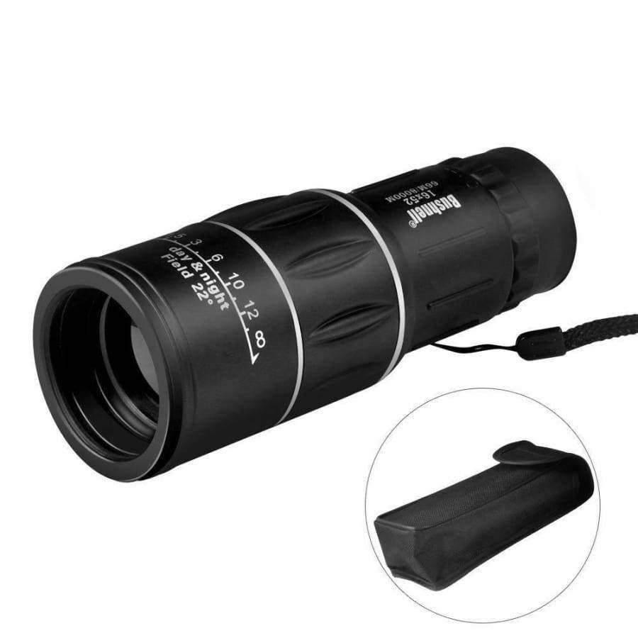 Planet Gates 16X52 HD Monocular Scope Dual Focusing Low Light Binocular Spotting Scope Travel Hunting Camping Hiking Telescope
