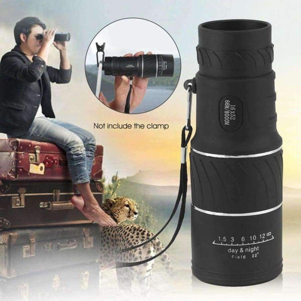 Planet Gates 16x52 Telescope HD Vision 66m/8000m  Waterproof Monocular Smartphones Camera Coating Magnifier+Bag Outdoor Hunting