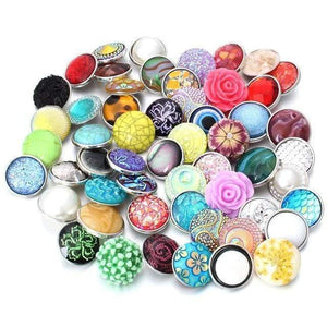 Planet Gates 17 10pcs/lot 18mm Snap Jewelry Mix Many Styles 18mm Metal Snap buttons Gold Rose Gold Buttons Rhinestone Snaps Jewelry