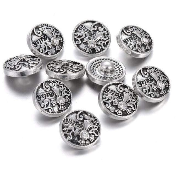 Planet Gates 17 10pcs/lot New Snap Jewelry Tree of Life 12mm Metal Snap Buttons Fit Snap Bracelet Bangles Necklaces