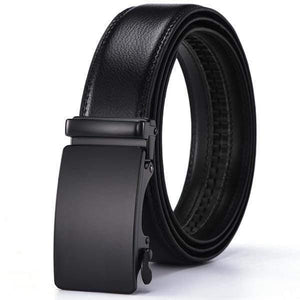Leather Belt Business Trouser Strap Pant Ceinture  Cow Skin Automatic Buckle Cowhide Men Belts