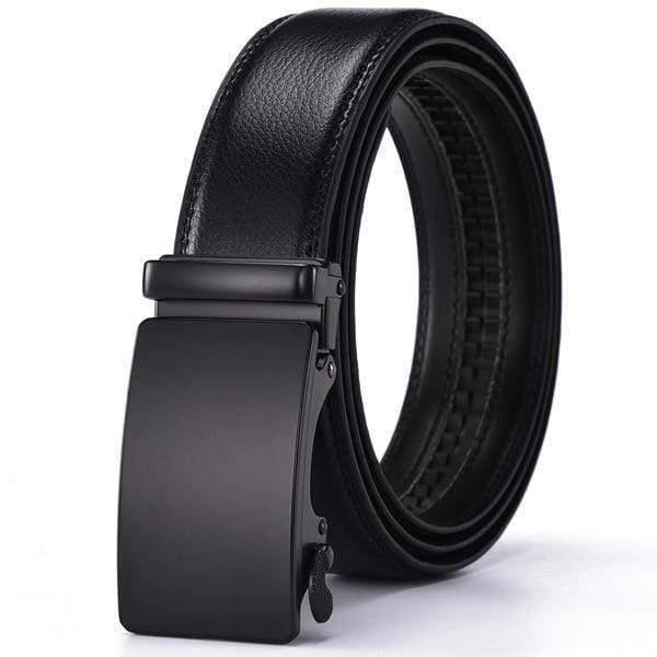 Leather Belt Business Trouser Strap Pant Ceinture  Cow Skin Automatic Buckle Cowhide Men Belts