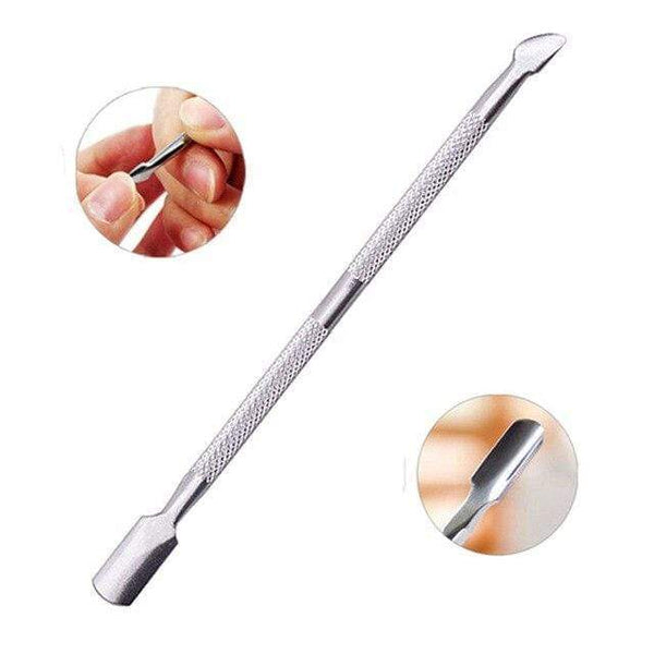 Planet Gates 17 21 Style Rainbow Stainless Steel Nail Cuticle Pusher Tweezer Nail Art Files UV Gel Polish Remove Manicure Care Groove Clean Tool