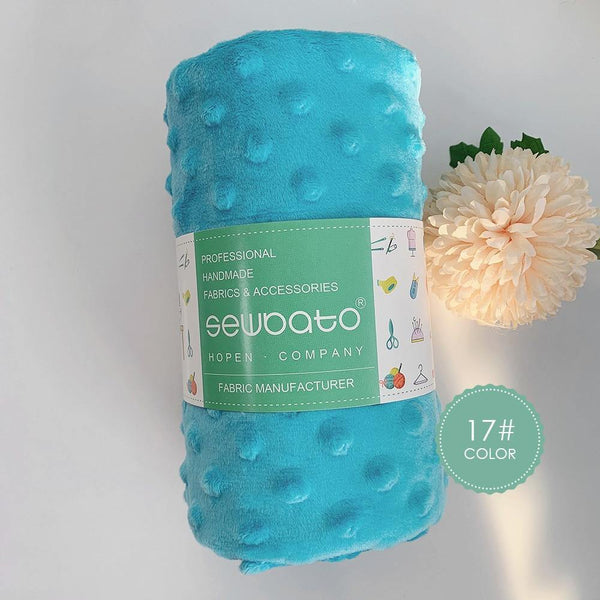 Planet Gates 17 / 70x100cm 70x100cm Minky Fabric For Sewing 30 Colors Super Soft Minky Dot Plush Fabric Eco-Friendly Polyester Handwork Fabric