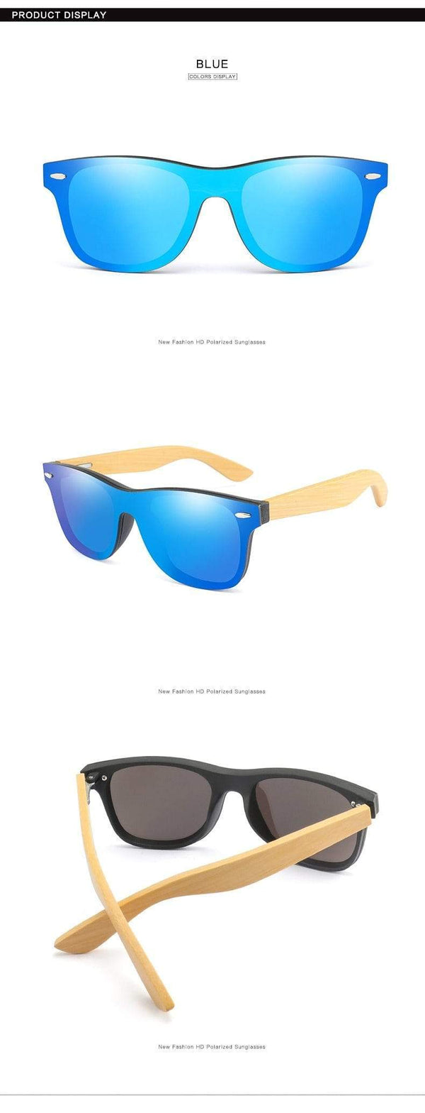 Planet Gates 17 color Wood Sunglasses Men women square bamboo Women for women men Mirror Sun Glasses retro de sol masculino Handmade