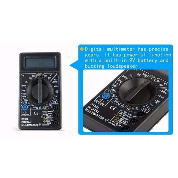 Planet Gates 17 in 1 Hand Tool Set Electronic Maintenance Repair Tools Kit Electric Soldering Iron Kit Pliers Tweezers Digital Multimeter Set