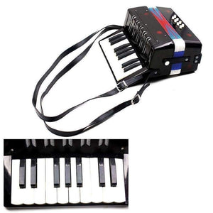 Planet Gates 17-Key 8 Bass Mini Accordion Musical Toy for Educational Musical Instrument Simulation Learning Concertina Rhythm Band for Kids