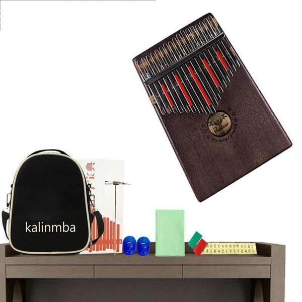 Planet Gates 17 kláves s prsty, kalimba, mbira, sanza, palec, kapesní velikost, klávesy pro začátečníky, marimba, dřevěný hudební nástroj, doprava zdarma