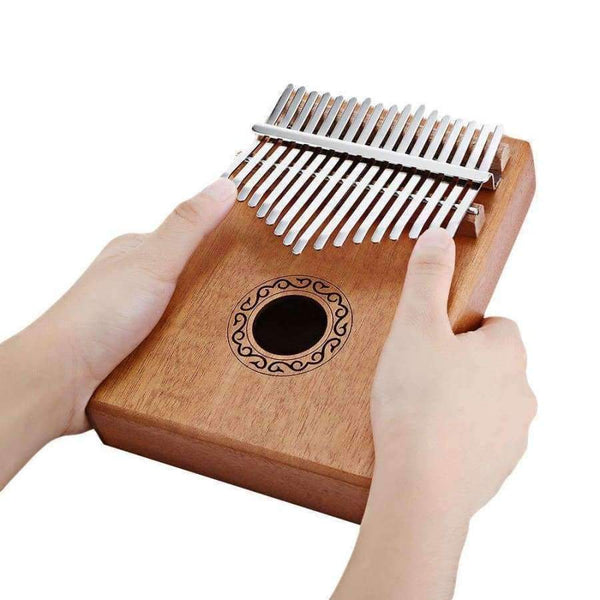 Planet Gates 17 Keys Kalimba Thumb Piano High-Quality Wood Mahogany Body Musical Instrument With Learning Book Tune Hammer