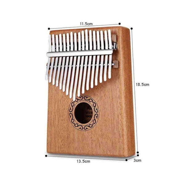 Planet Gates 17 Keys Kalimba Thumb Piano High-Quality Wood Mahogany Body Musical Instrument With Learning Book Tune Hammer