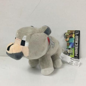 24 Styles Minecrafted Stuffed Plush Toys Doll Zombie Bat Squid Mooshroom Enderman Ocelot Pig Baby Sheep Kids Birthday Gift Toys