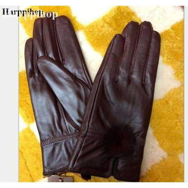 Planet Gates 17 / One Size Cheap price discount 2017 100%   genuine leather gloves female sheepskin gloves women's thin thermal mink hair ball fashion