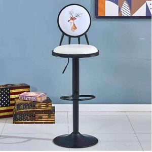 Planet Gates 17 Vintage chairs. American bar stools. Use a high - foot dining chair.