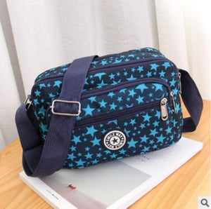 Planet Gates 17 Women Fashion Solid Color Zipper Waterproof Nylon Shoulder Bag Female Crossbody Bag Ladies Bolsa Feminina Waterproof Travel Bag