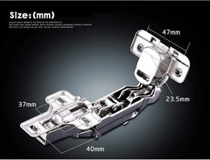 Planet Gates 175 Degree Hydraulic Buffer Hinge Rustless Iron Buffer Soft Close Cabinet Cupboard Door Hinges For Furniture Hinge