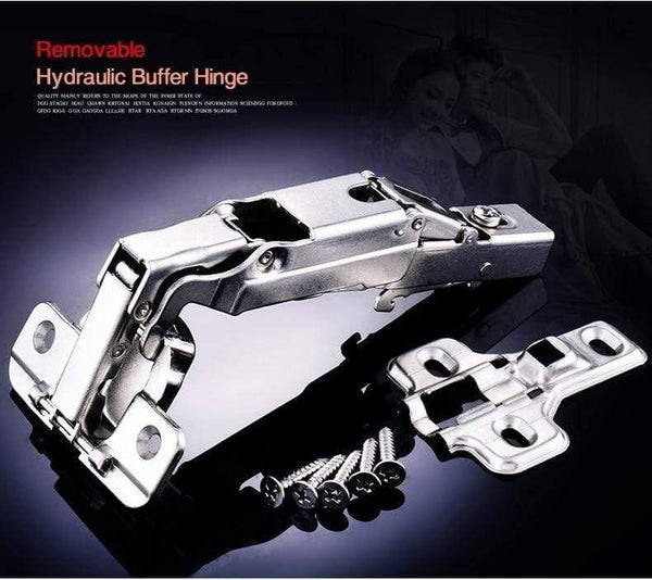 Planet Gates 175 Degree Hydraulic Buffer Hinge Rustless Iron Buffer Soft Close Cabinet Cupboard Door Hinges For Furniture Hinge