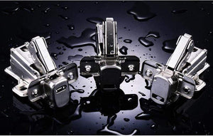 Planet Gates 175 Degree Hydraulic Buffer Hinge Rustless Iron Buffer Soft Close Cabinet Cupboard Door Hinges For Furniture Hinge