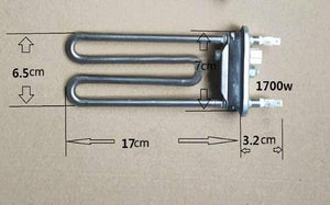 Temperature Control Water Heating Tube Electric Water Heater Parts Washing Machine Heating Element With Sensor Stainless Stell