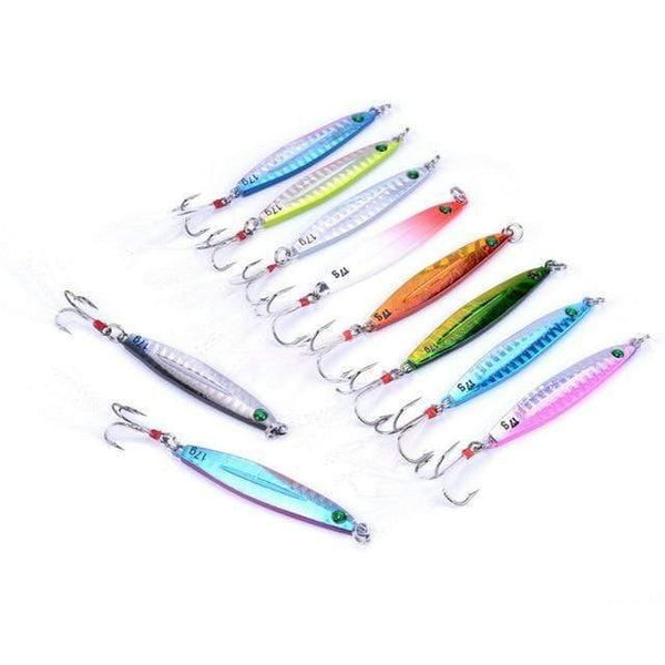Planet Gates 17g FS0644ZH Fishing Spoon Sea Pesca Hard Lure Bait Fishing Tackle AOrace Metal Jigging lures 7g 10g 14g 17g 21g 28g 40g 10PCS