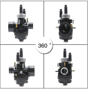 Planet Gates 17mm 19mm 21mm Dellorto PHBG DS Black Racing Carburetor Carb DIO JOG 50cc 90cc BWS100 for Puch Yamaha Zuma Motorcycle