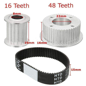 Planet Gates 17PCS Electric Skateboard Pulley Motor Mount Drive Kit Parts for 80MM Wheels Skate Board Parts Accessories