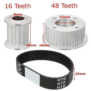 Planet Gates 17PCS Electric Skateboard Pulley Motor Mount Drive Kit Parts for 80MM Wheels Skate Board Parts Accessories