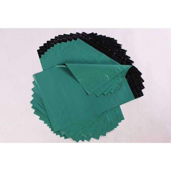 Planet Gates 17x30cm 100pcs Green Mail Packaging Poly Mailer Package Shipping Plastic Mailing Bag By Envelope Courier Wholesale Bulk Self-Adhesive Supplies