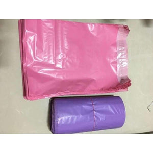 Planet Gates 17x30cm 100pcs Mail Packaging Poly Mailer Package Shipping Plastic Mailing Bag By Envelope Courier Pink Wholesale Bulk Self-Adhesive Supplies